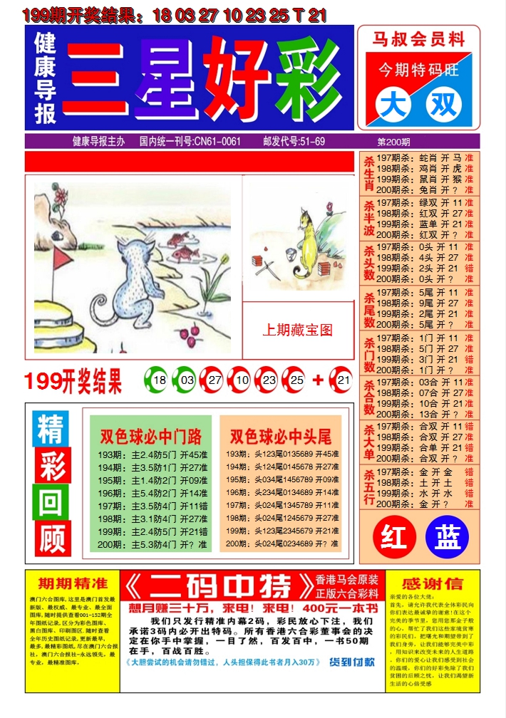 2024200期澳门三星好彩A
