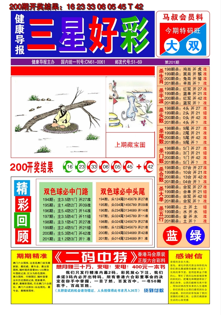 2024201期澳门三星好彩A
