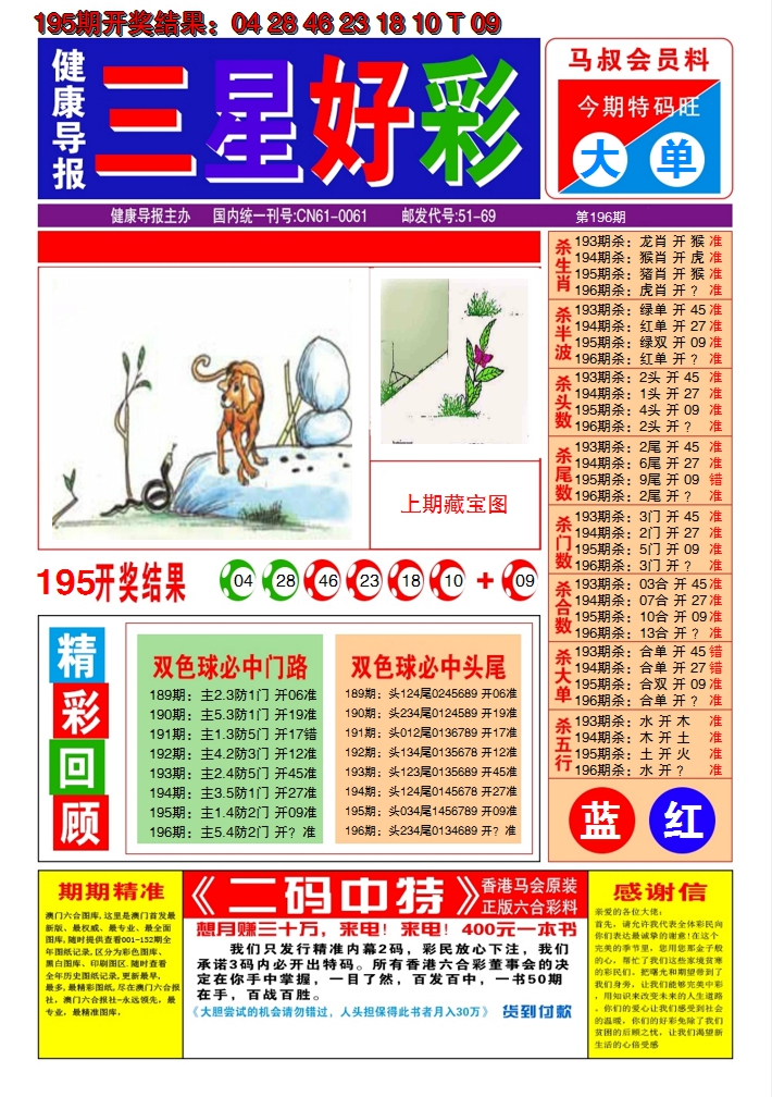 2024196期澳门三星好彩A