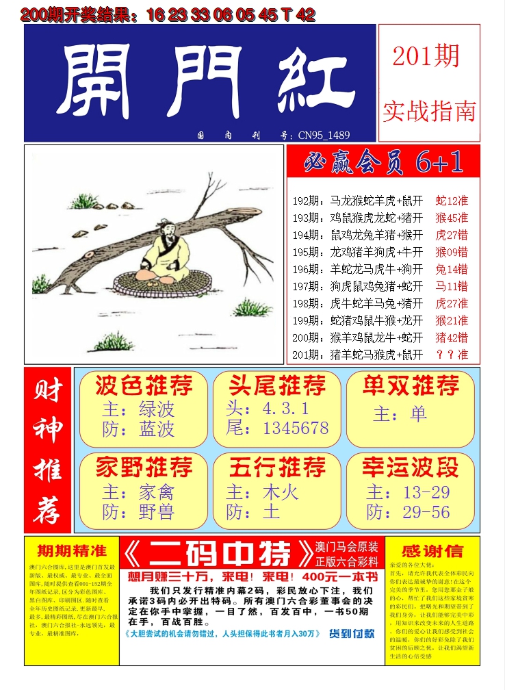 2024201期澳门开门红A