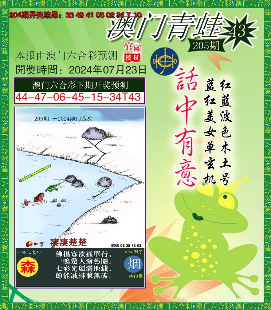 2024205期青蛙系列43