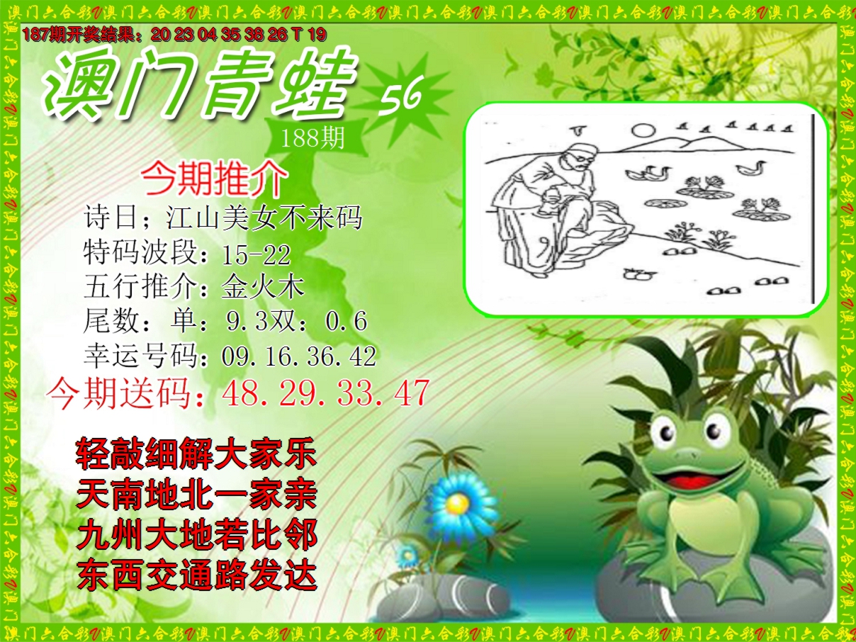2024188期青蛙系列56