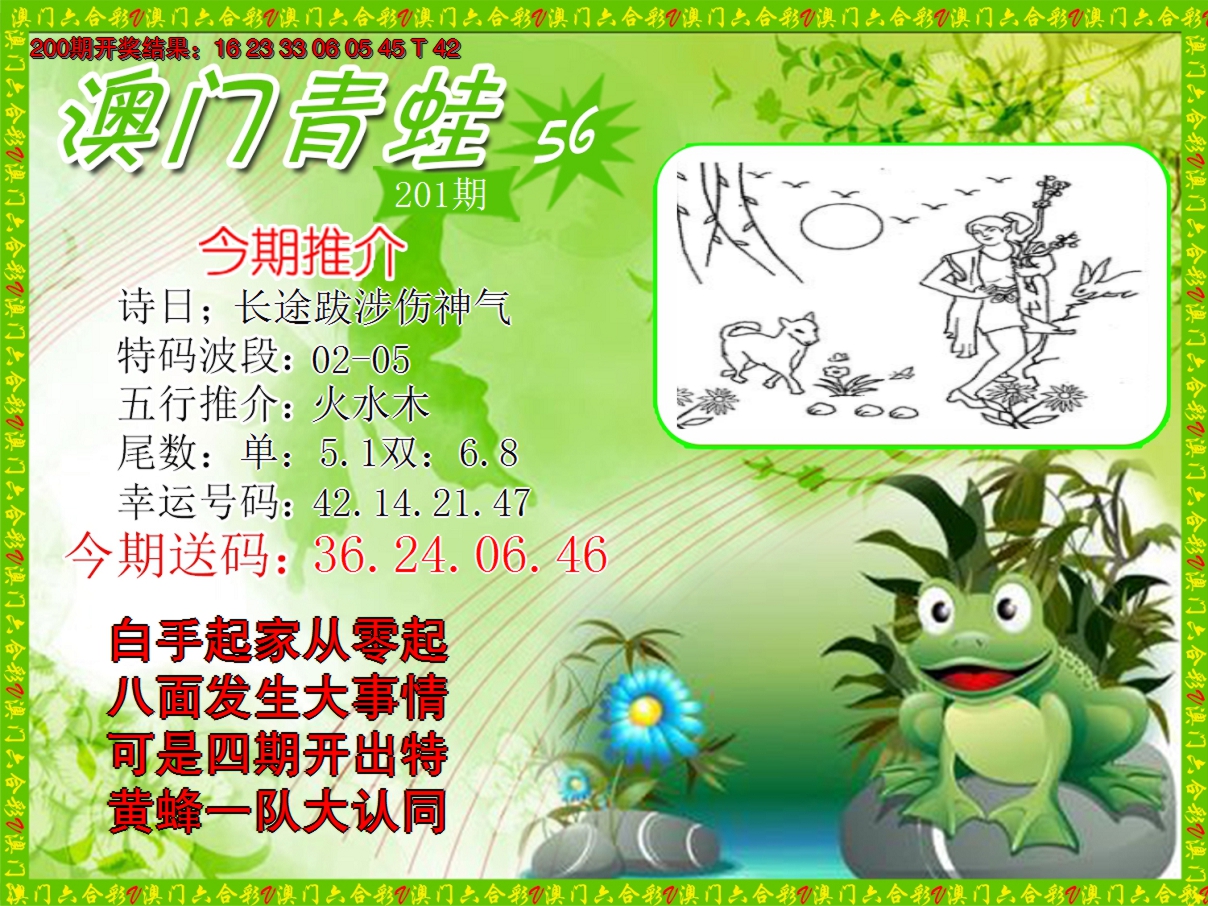 2024201期青蛙系列56