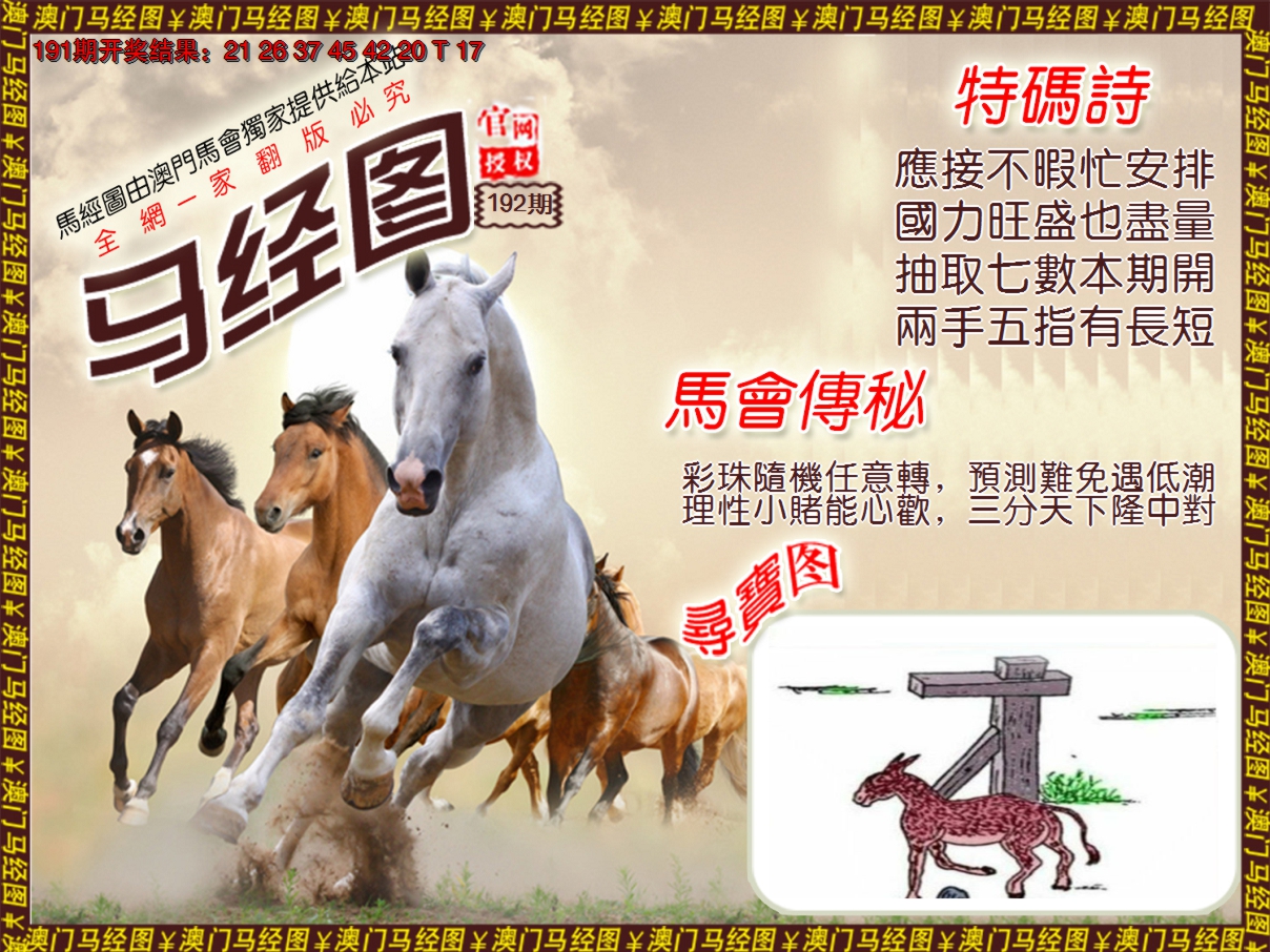 2024192期马经系列1
