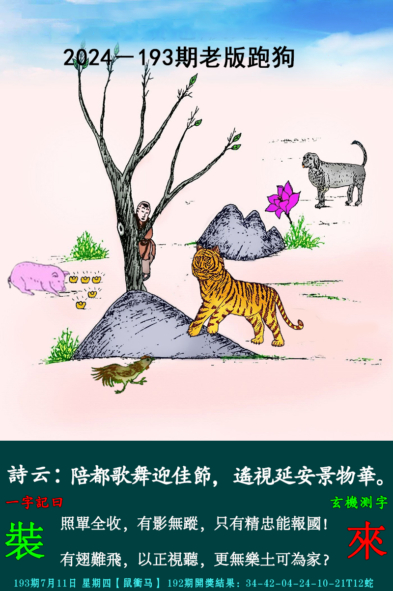 2024193期老跑狗图