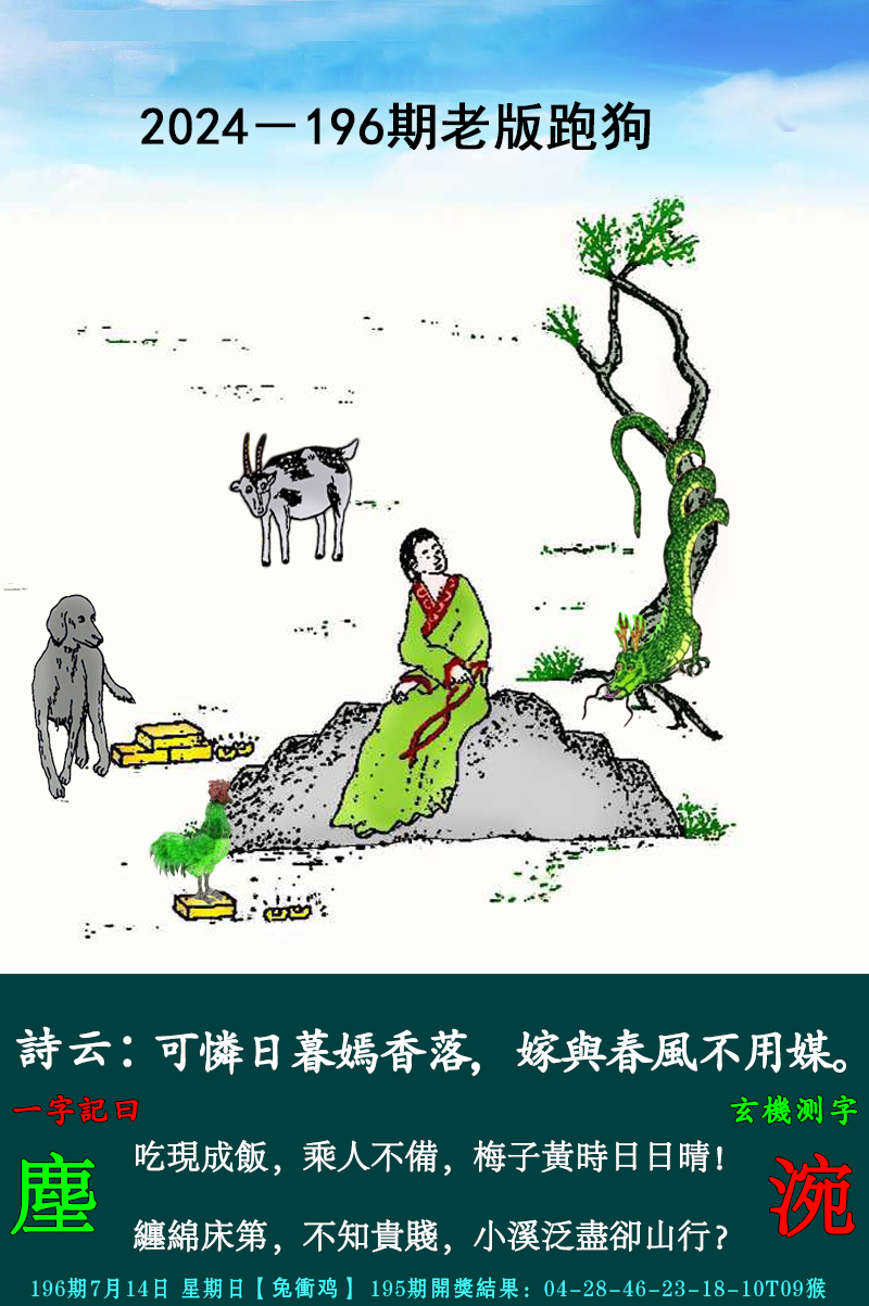 2024196期老跑狗图