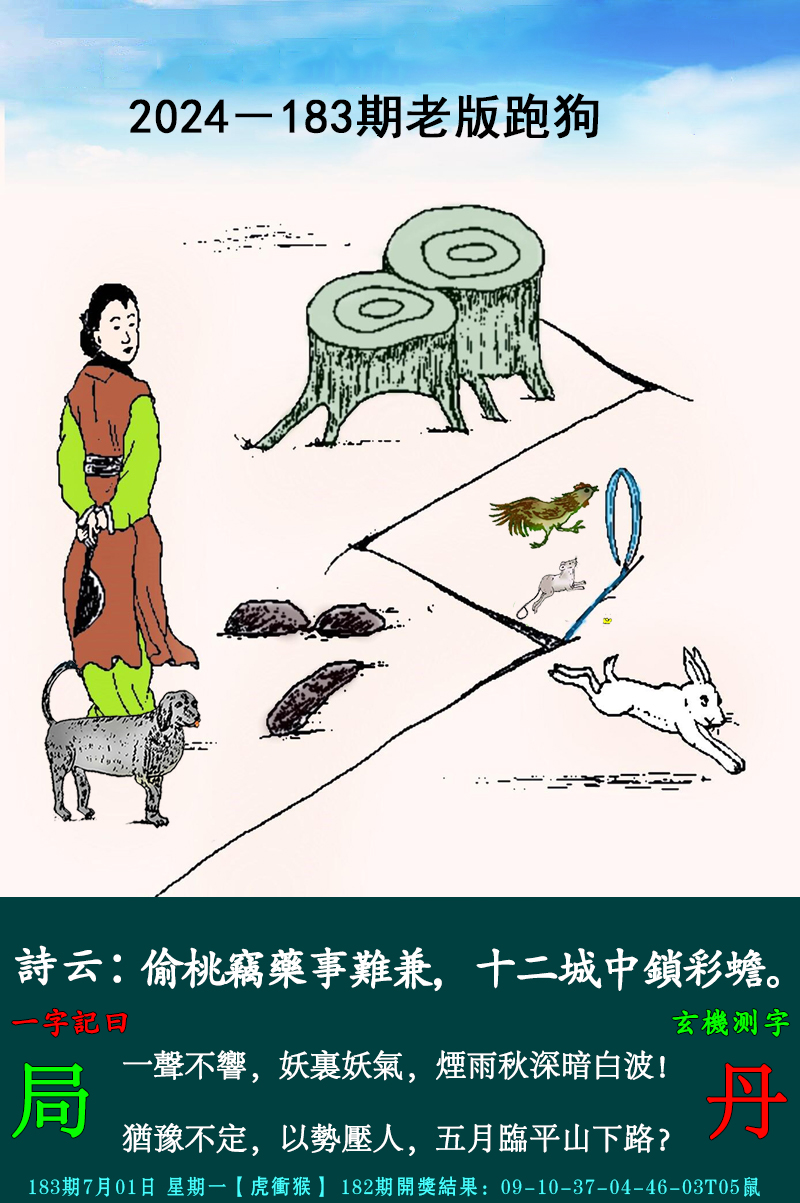 2024183期老跑狗图