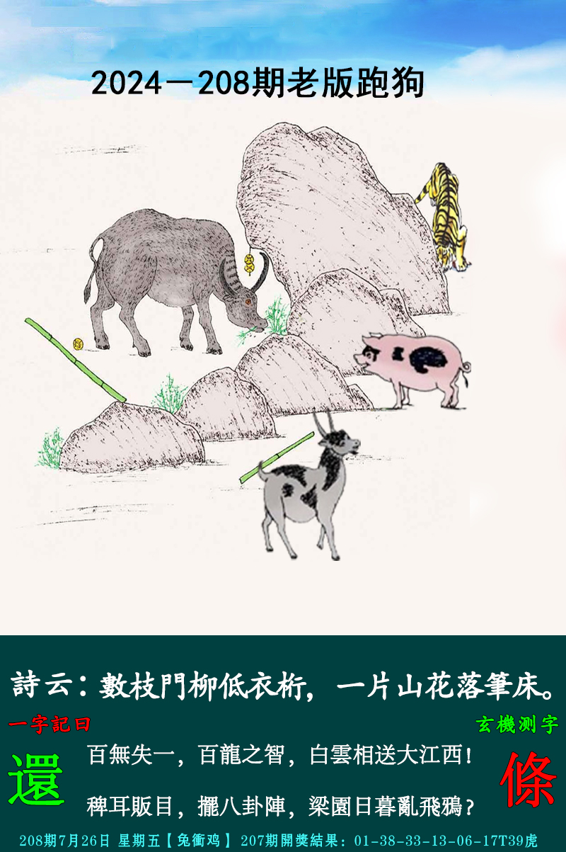 2024208期老跑狗图