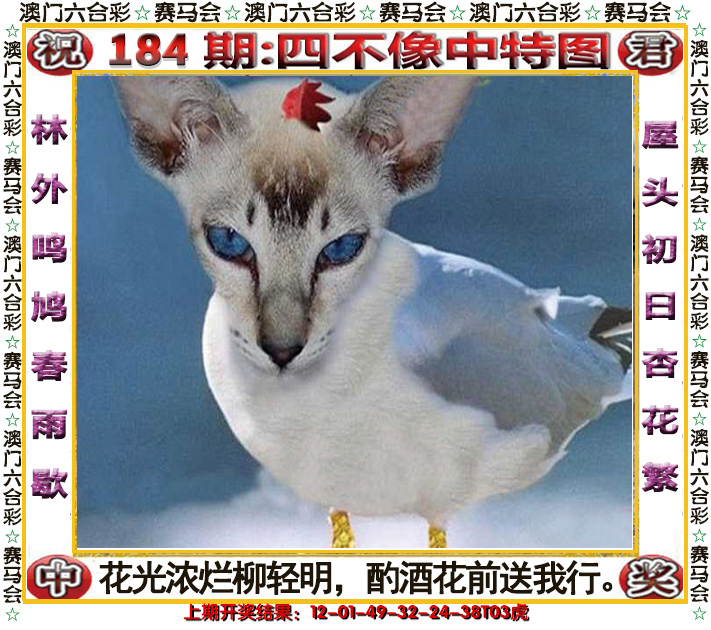2024184期四不像中特图