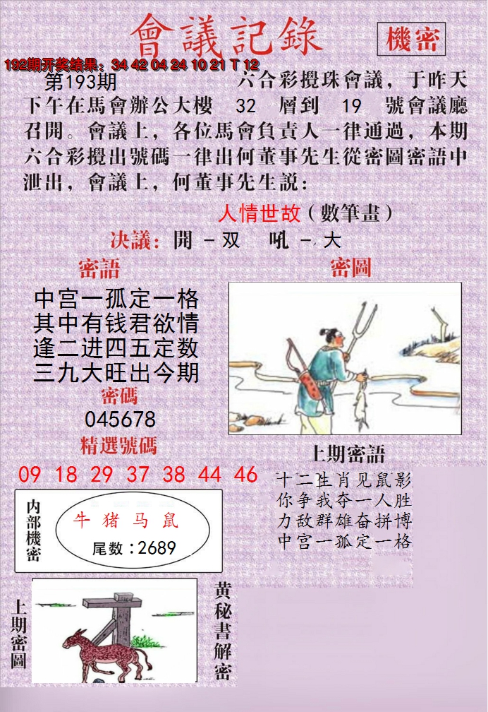 2024193期澳门会议记录