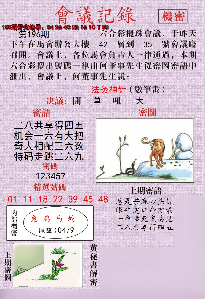 2024196期澳门会议记录