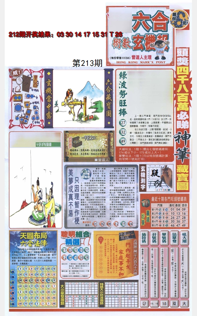 2024213期六合玄机报