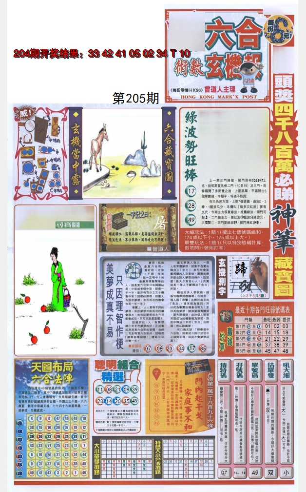 2024205期六合玄机报
