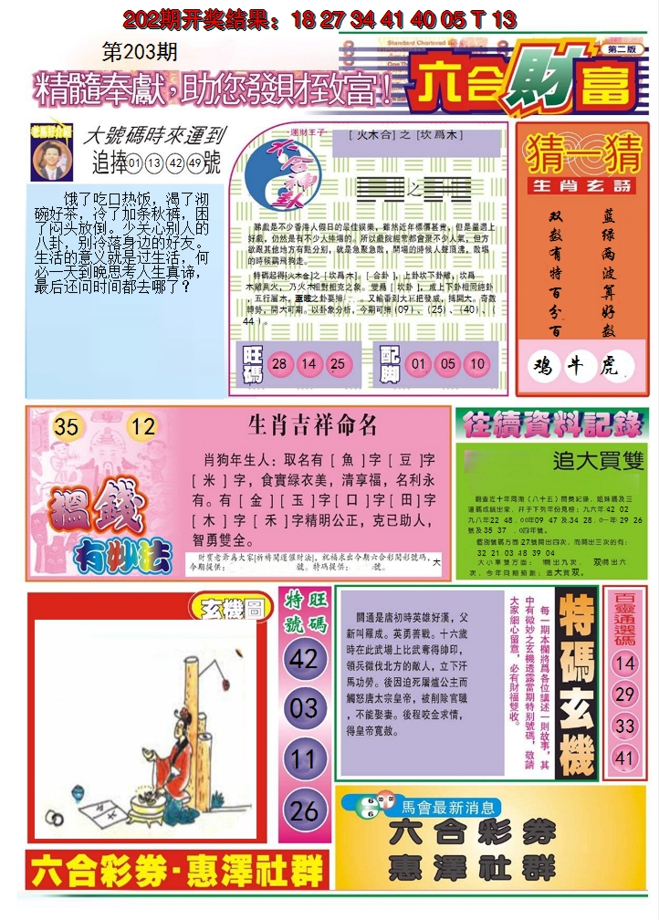 2024203期六合财富B