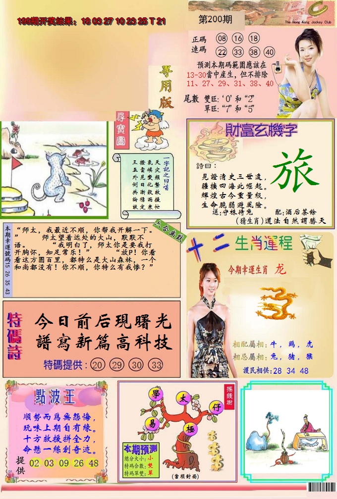 2024200期九龍专用版(推荐)