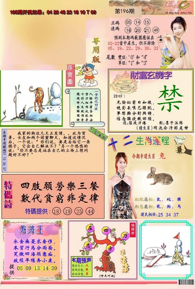 2024196期九龍专用版(推荐)