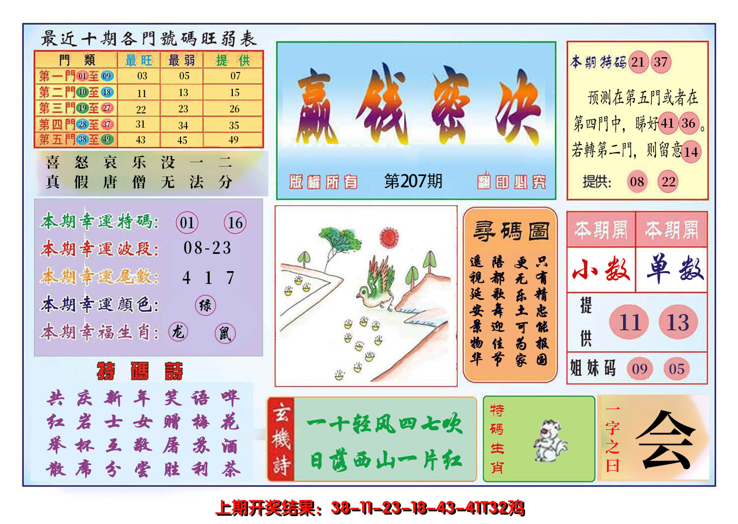 2024207期九龍赢钱密决(推荐)