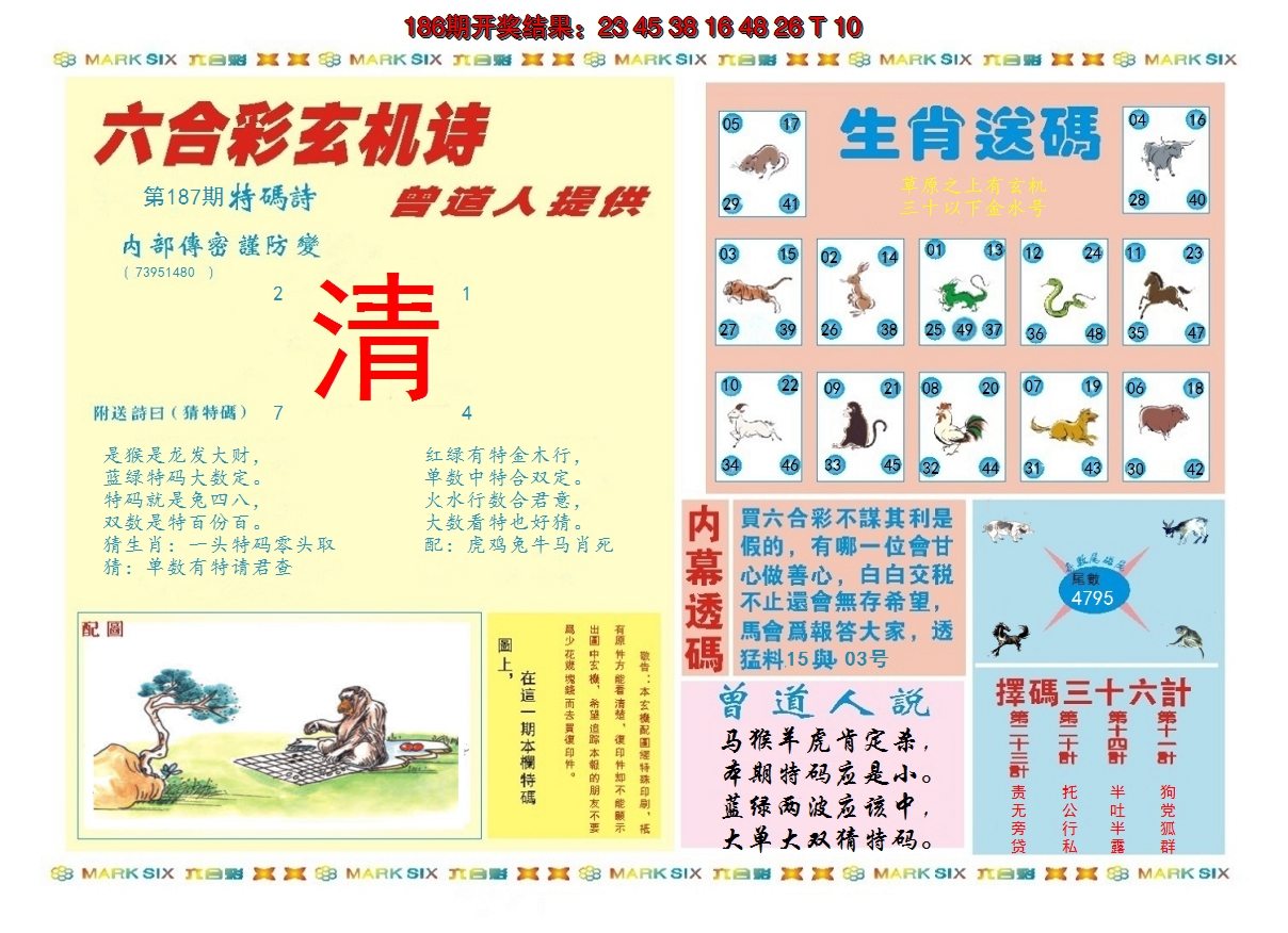 2024187期新曾道人内幕B