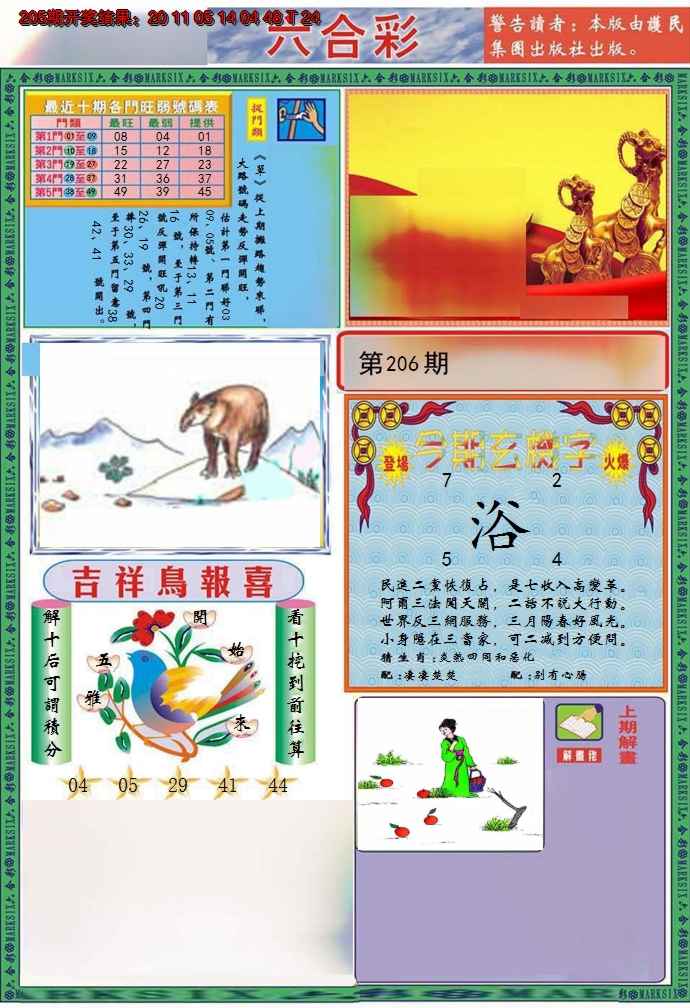 2024206期九龍2011A(推荐)