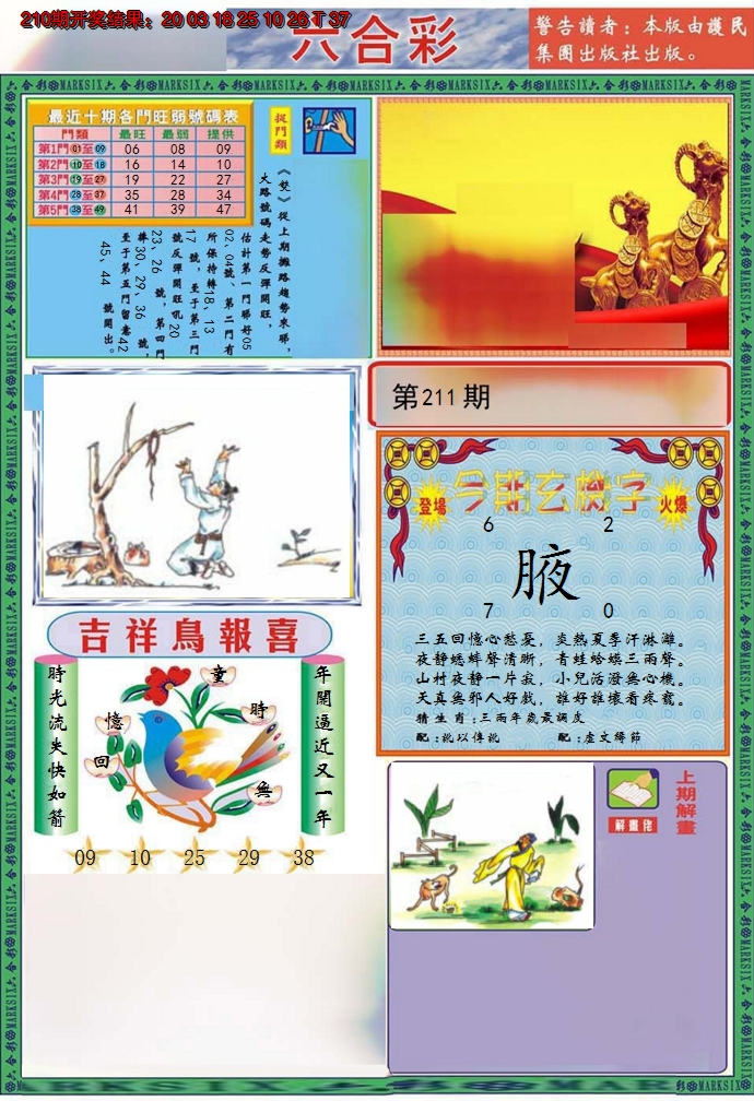 2024211期九龍2011A(推荐)