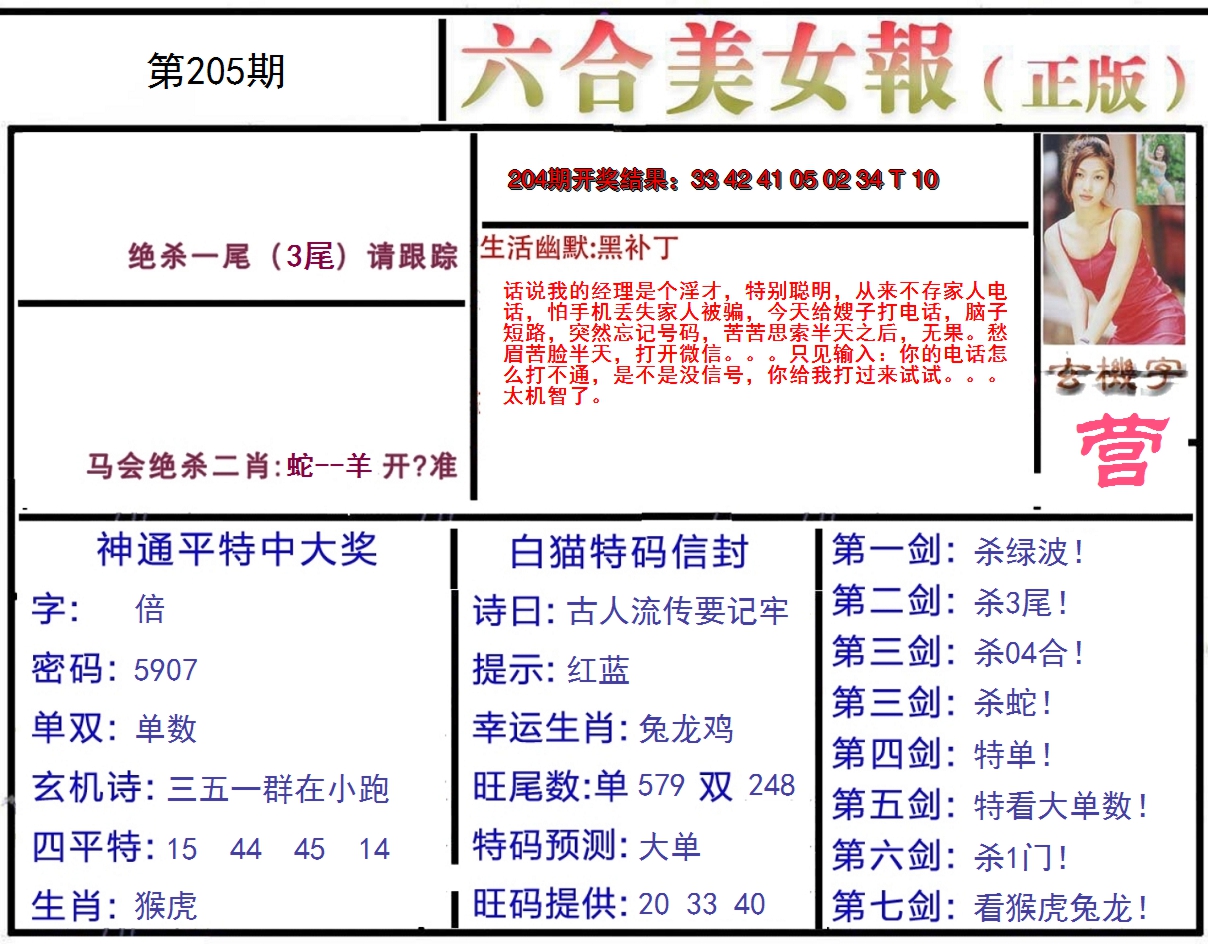 2024205期美女报