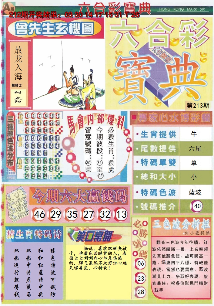 2024213期六合宝典A