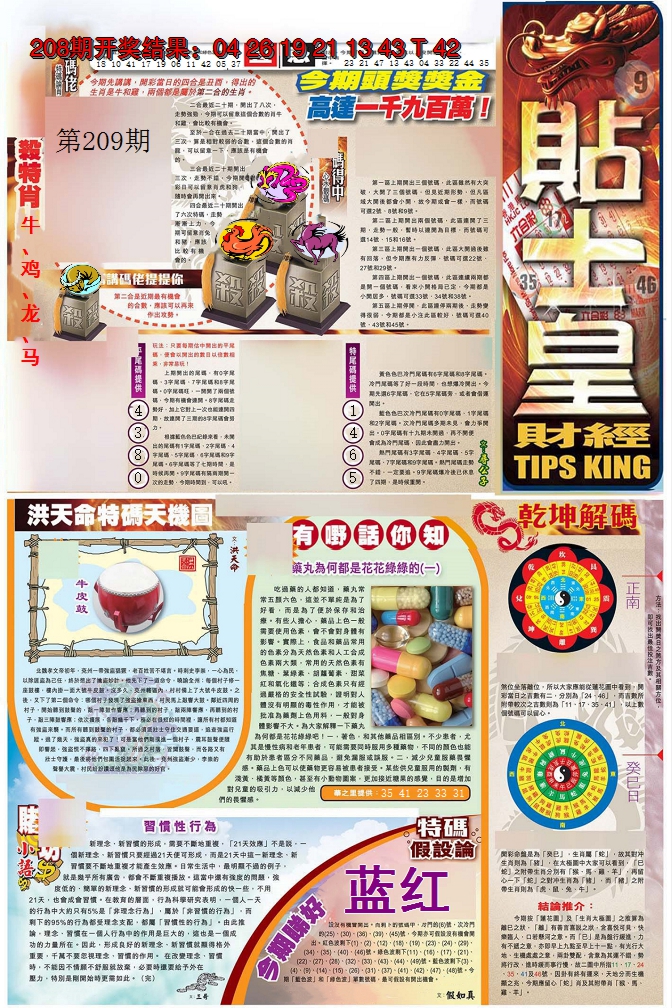 2024209期贴士皇A加大版