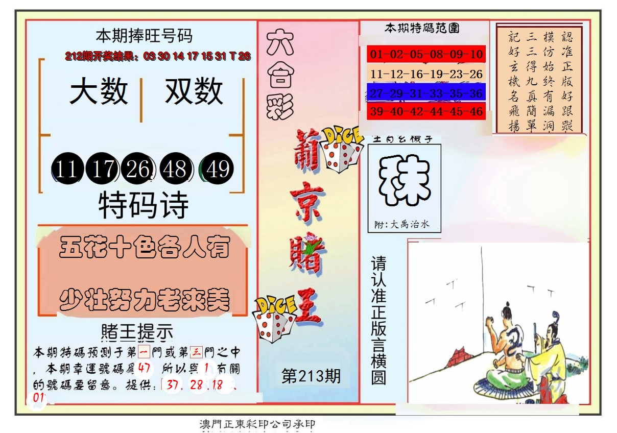 2024213期葡京赌王彩