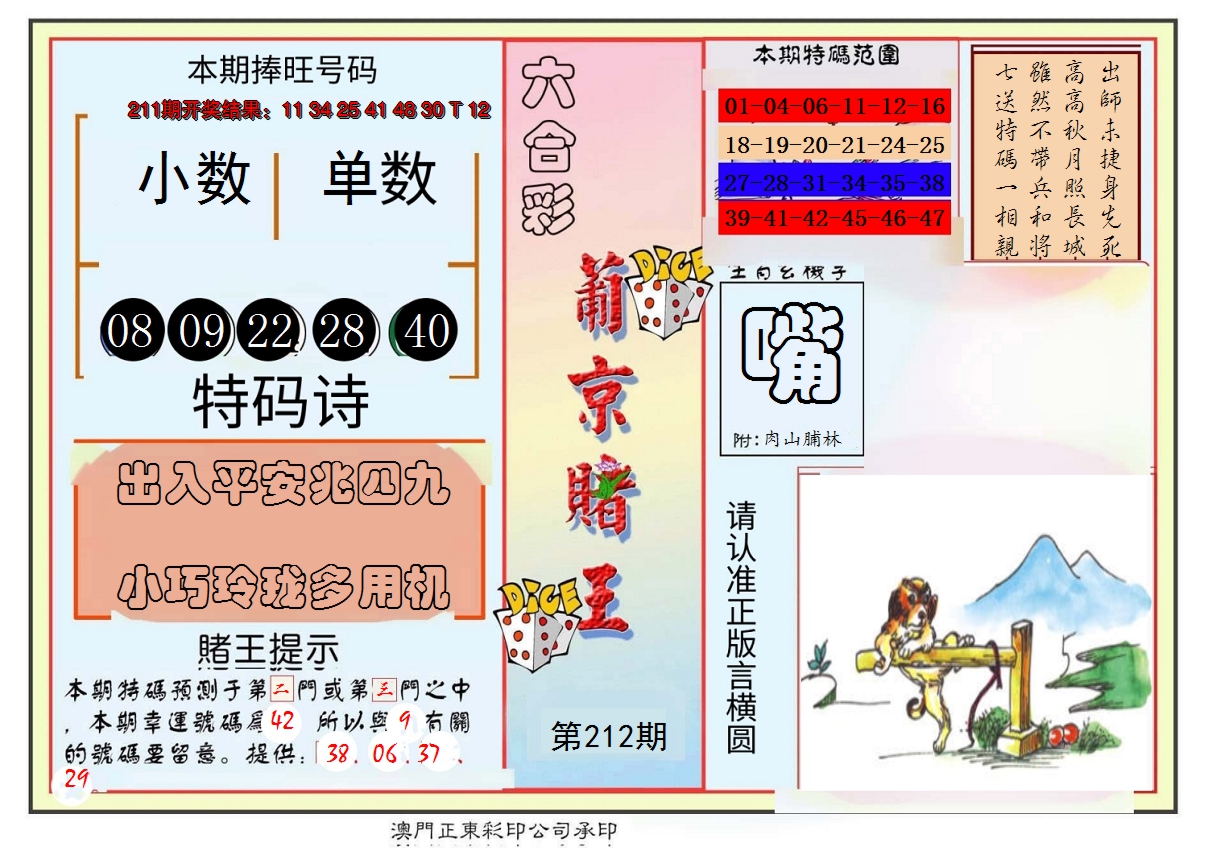 2024212期葡京赌王彩