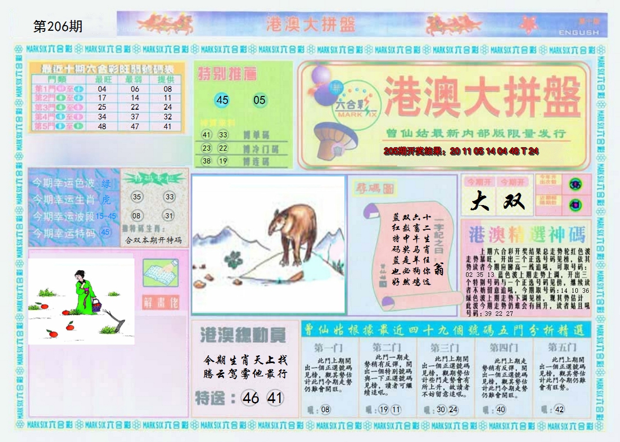 2024206期港澳大拼盘A