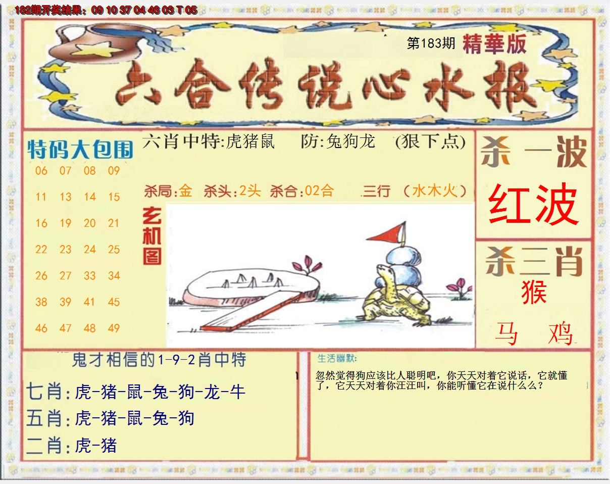 2024183期六合传说(心水版)