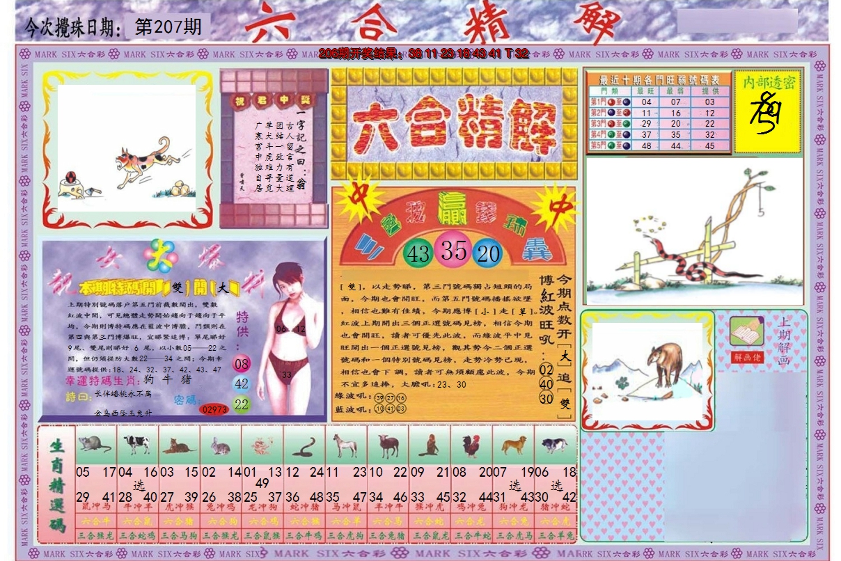 2024207期六合精解A