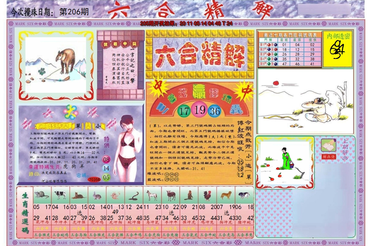 2024206期六合精解A