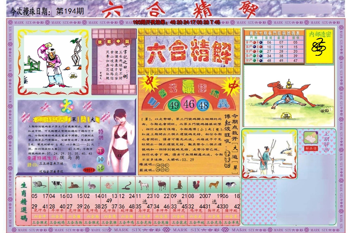 2024194期六合精解A