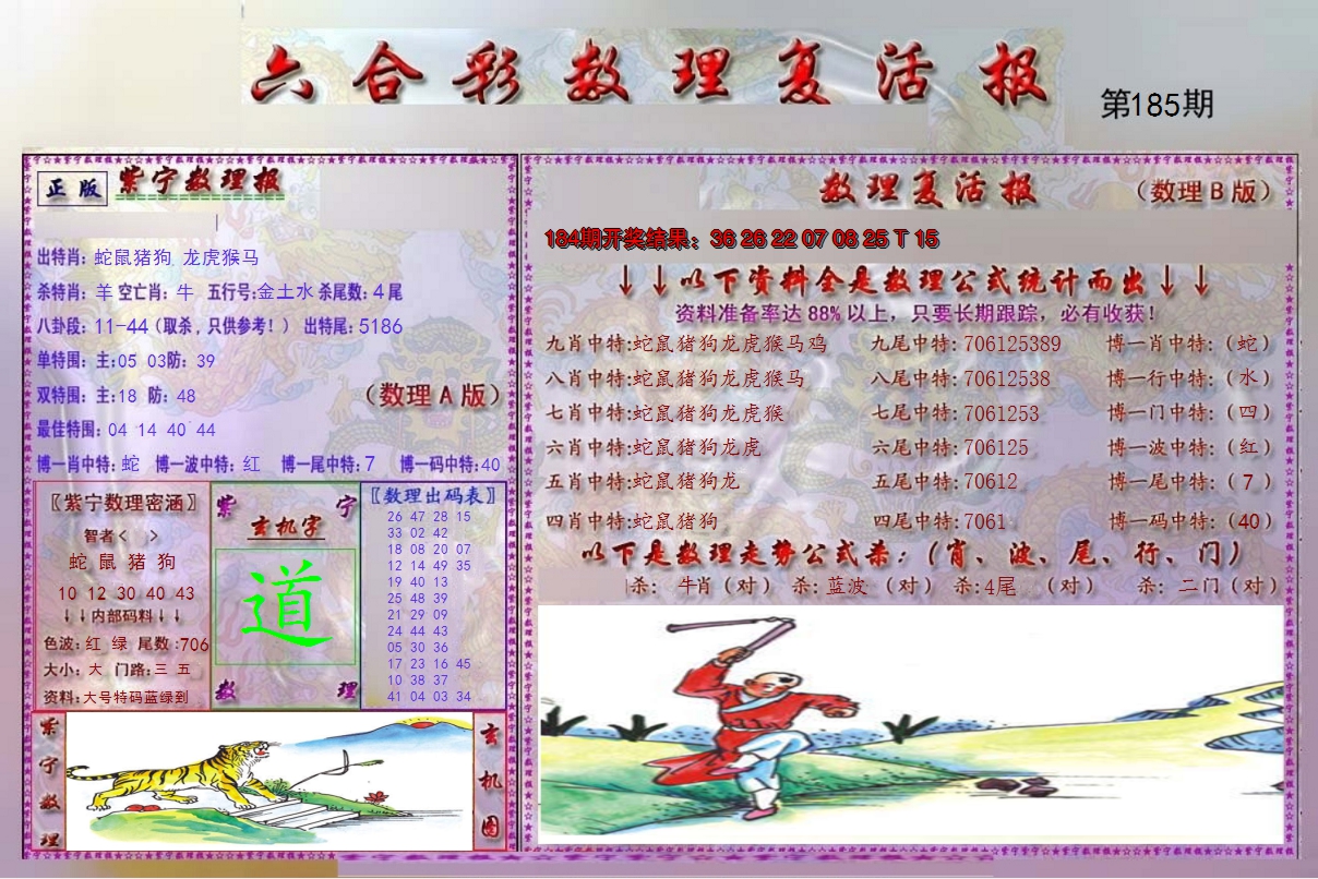 2024185期数理复活报