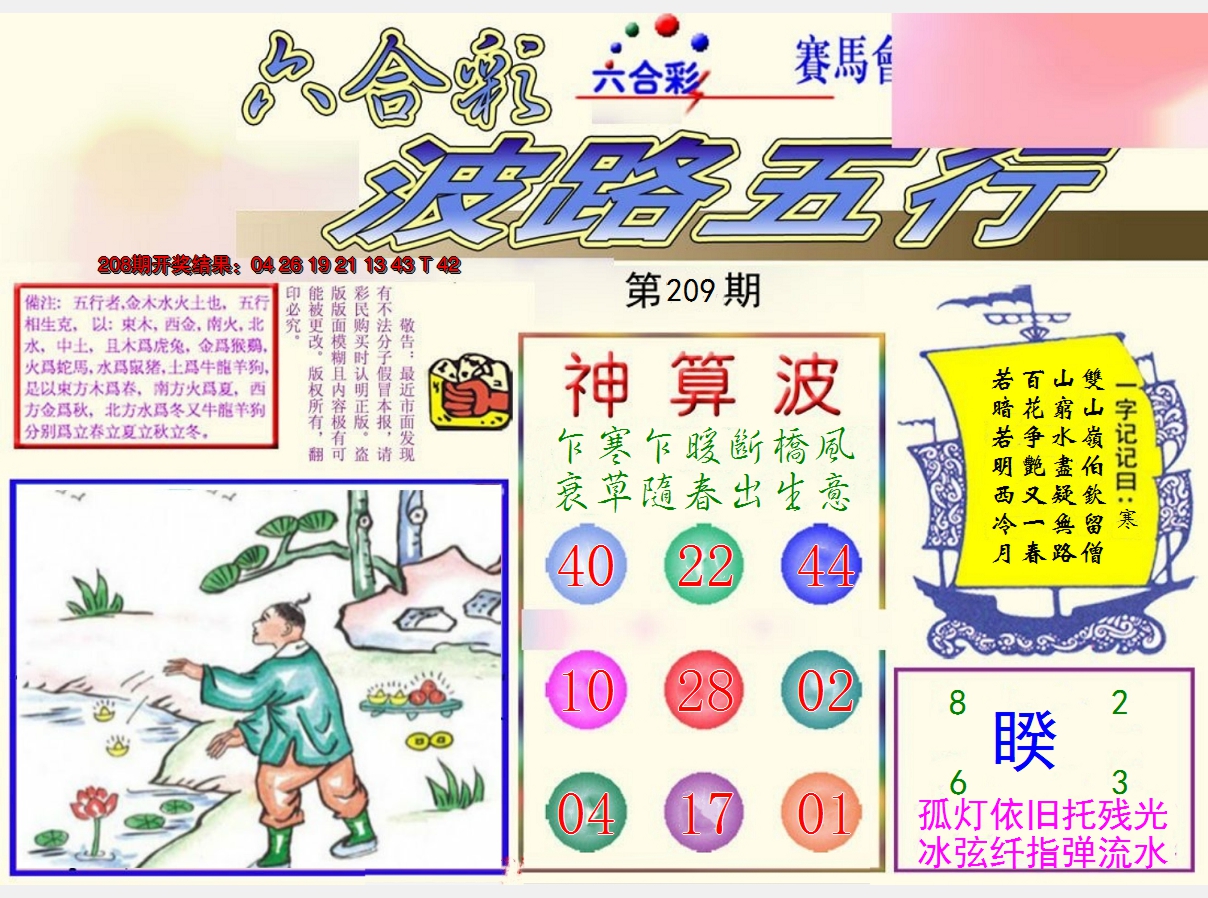 2024209期波路五行