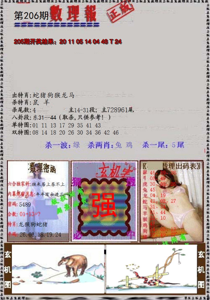 2024206期数理报
