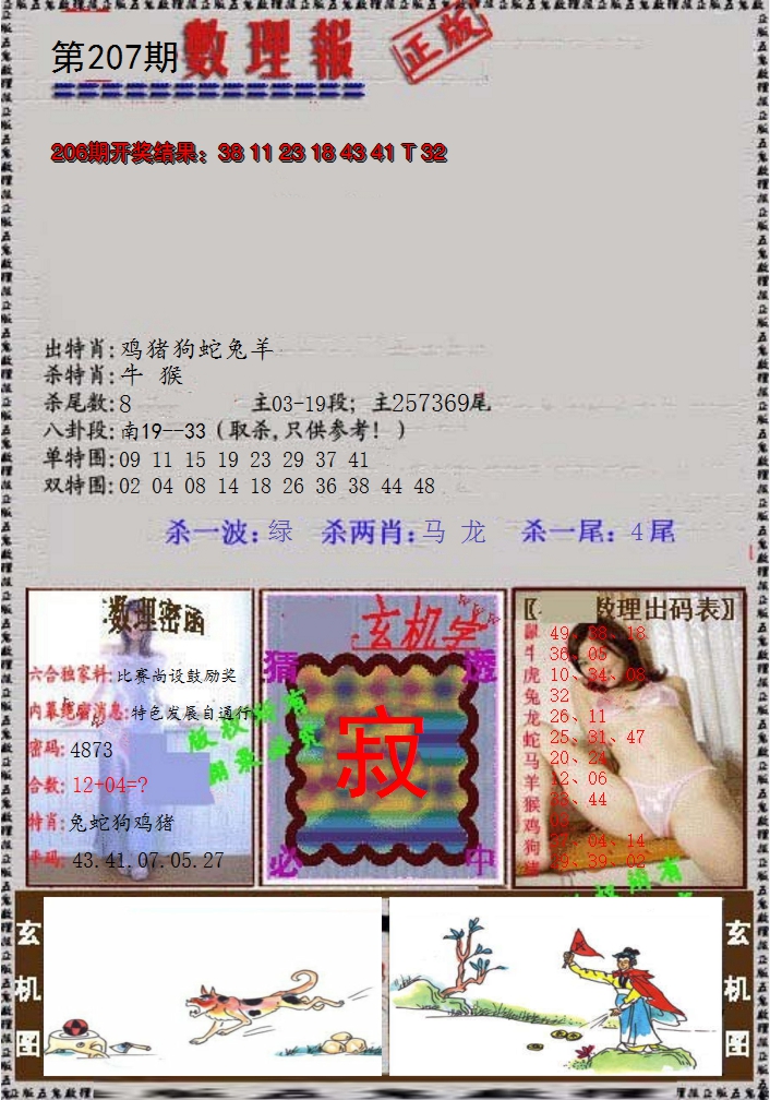 2024207期数理报