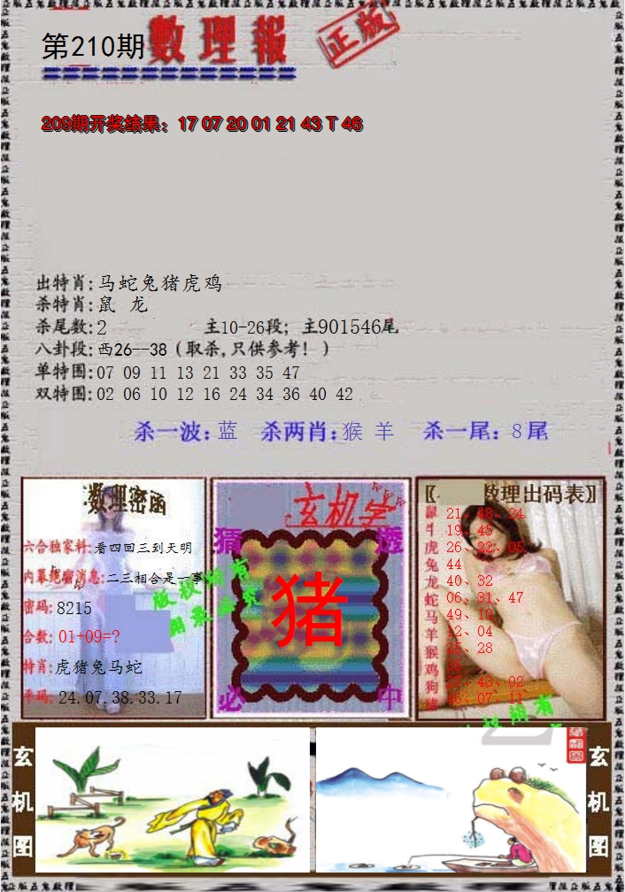 2024210期数理报