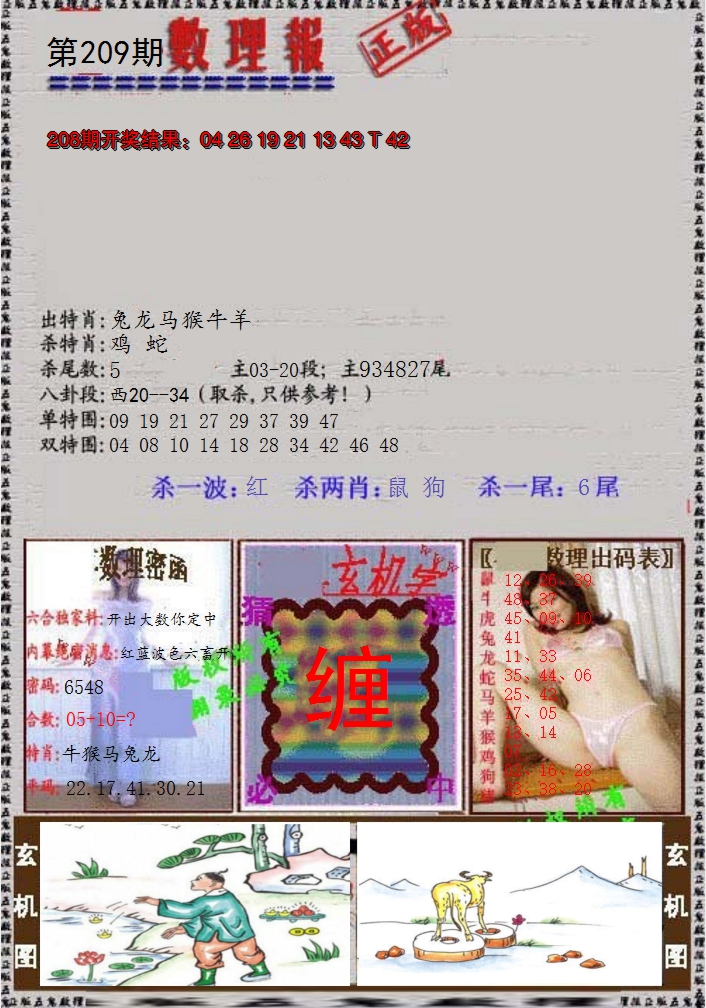 2024209期数理报