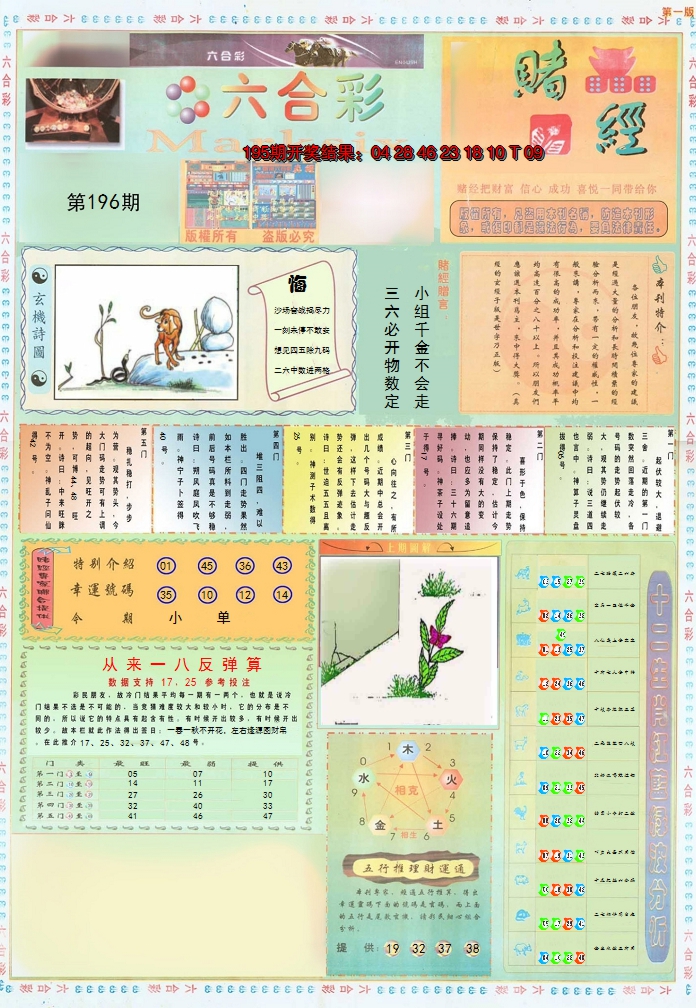 2024196期小赌经A