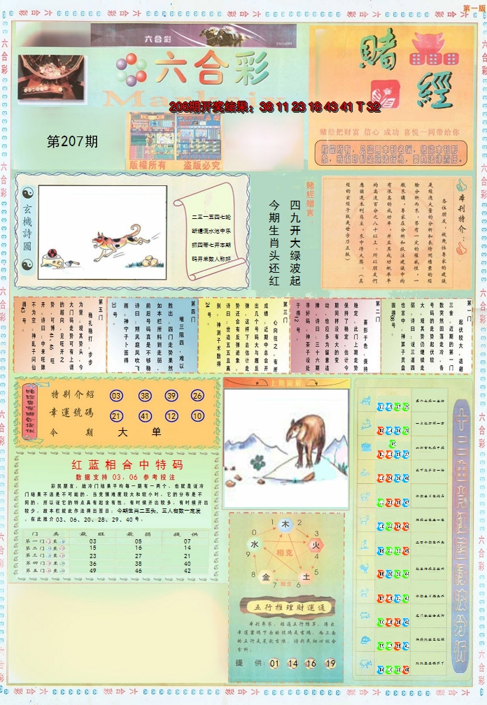 2024207期小赌经A