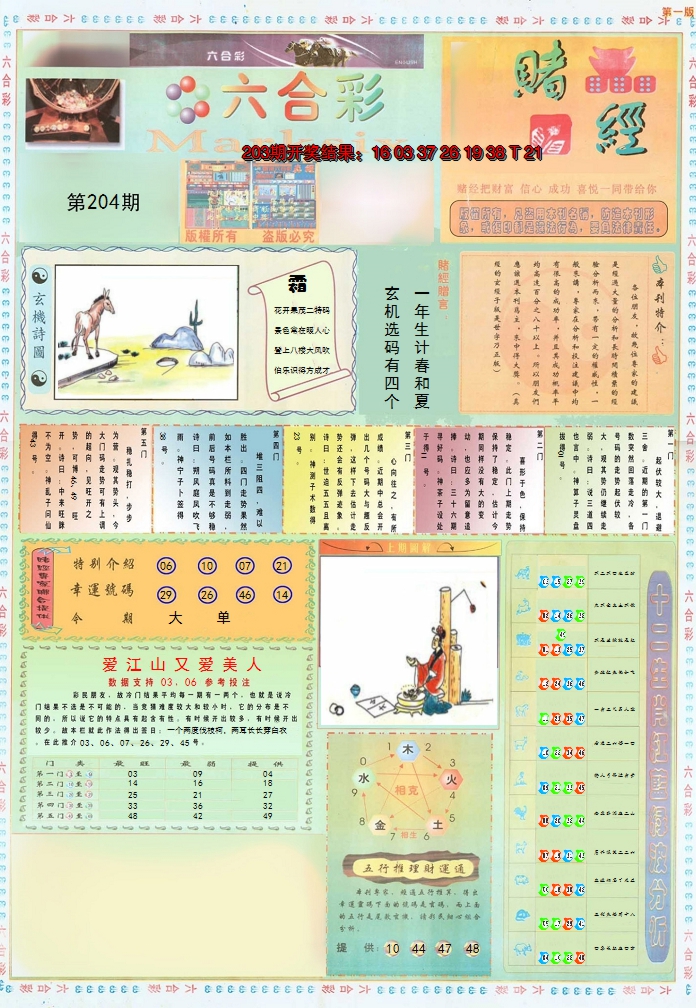 2024204期小赌经A