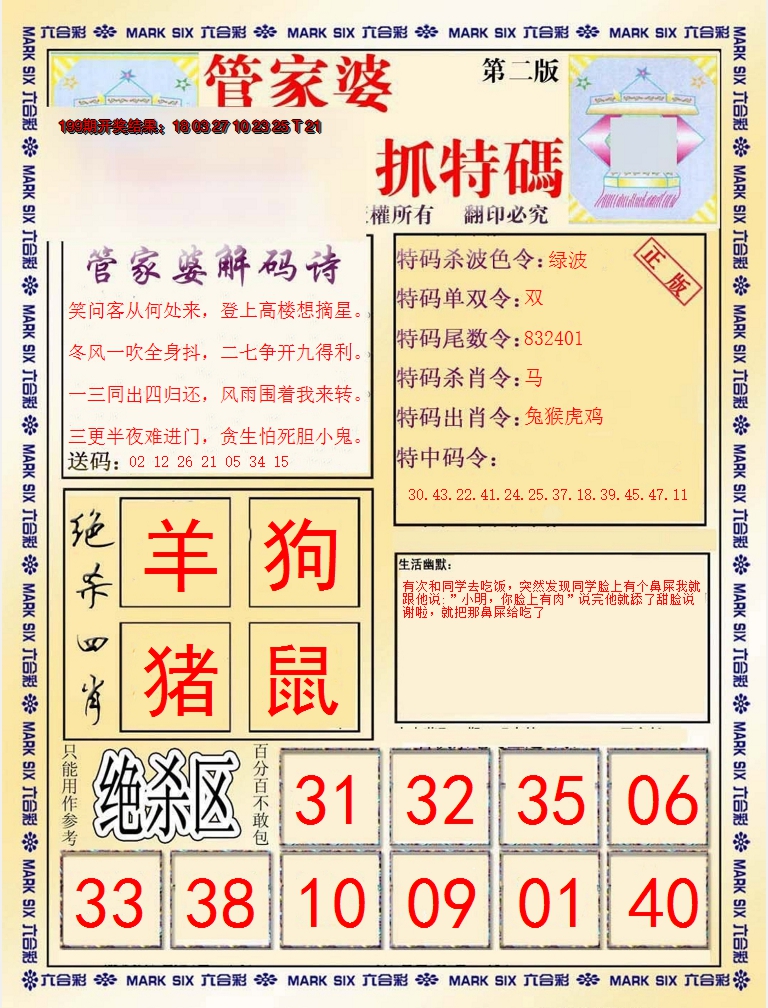 2024200期管家婆抓特码B