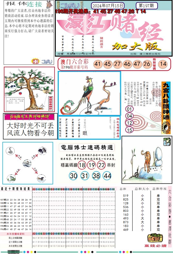 2024197期濠江赌经A加大版