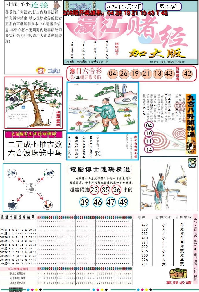 2024209期濠江赌经A加大版
