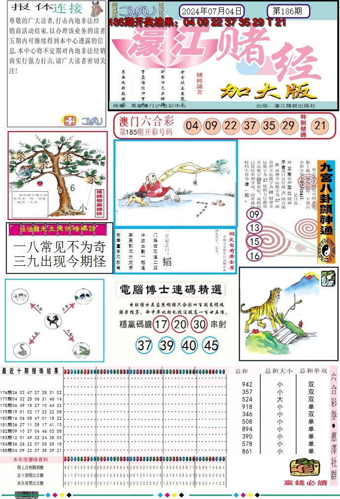 2024186期濠江赌经A加大版
