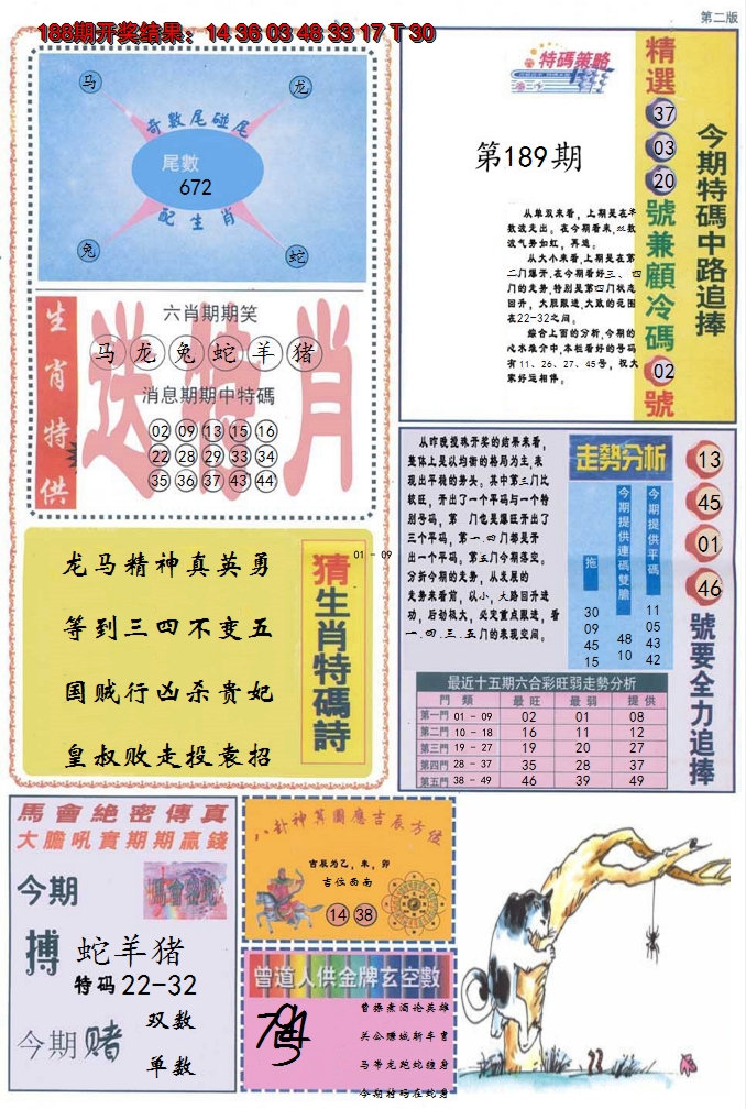 2024189期曾道人内幕消息B
