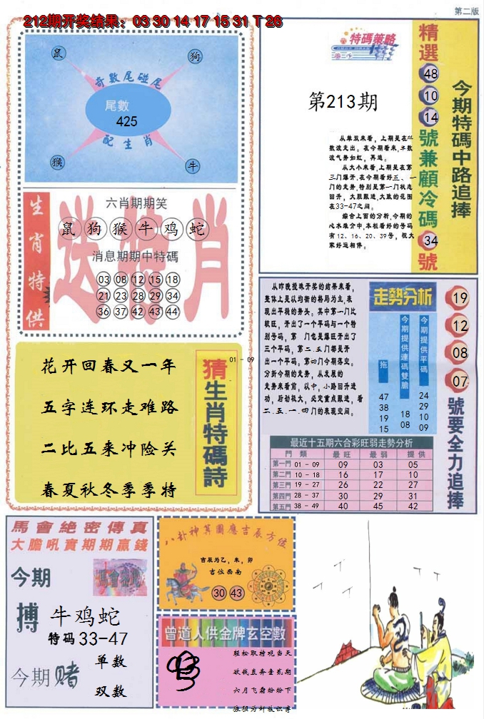 2024213期曾道人内幕消息B