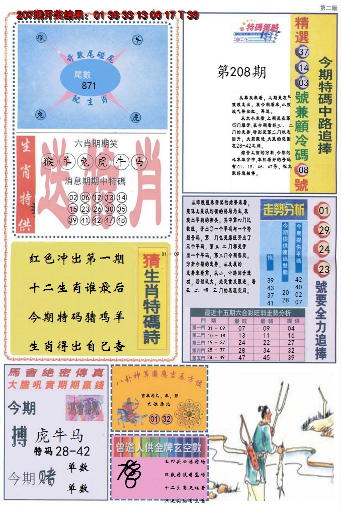 2024208期曾道人内幕消息B